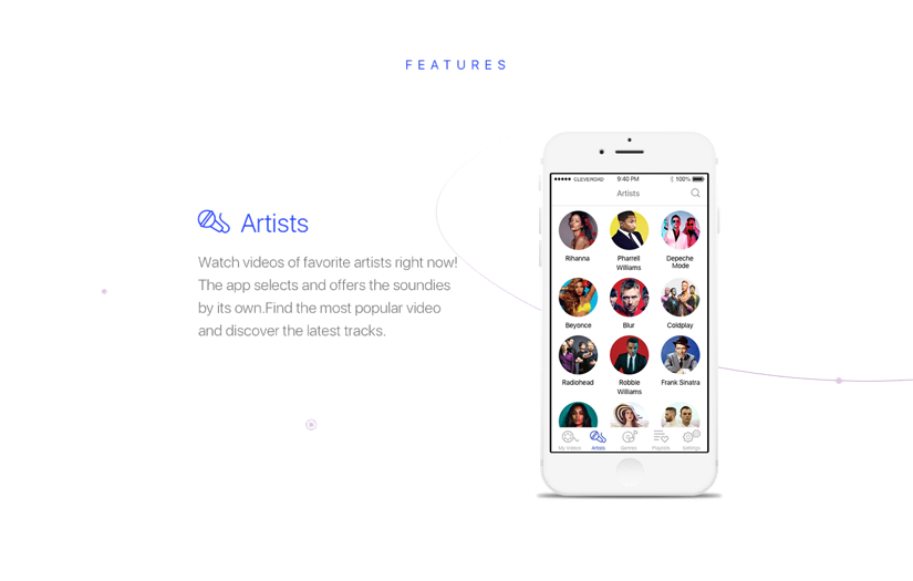 Vusic Redesign screenshot 1